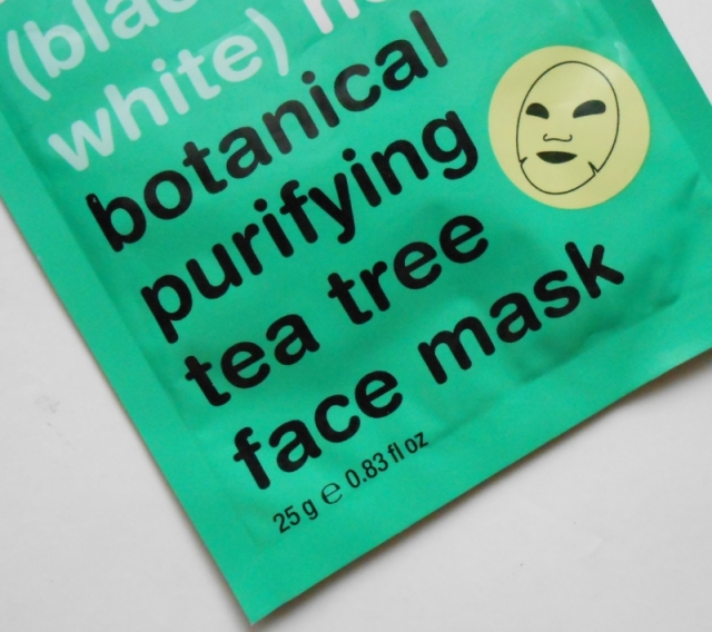 Anatomicals Off With Their Black and White Head Botanical Purifying Tea Tree Face Mask