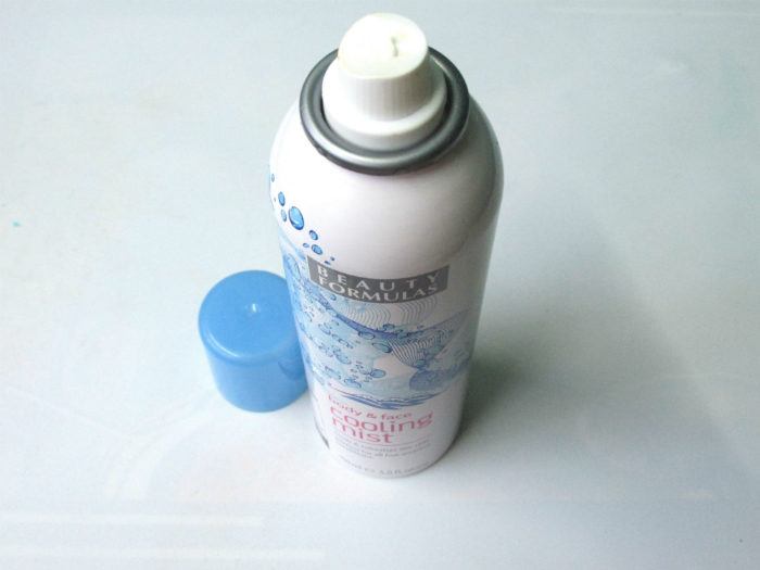 Beauty Formulas Body & Face Cooling Mist bottle