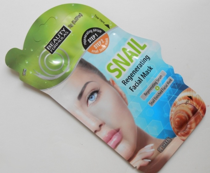 Beauty Formulas Snail Regenerating Facial Mask Review