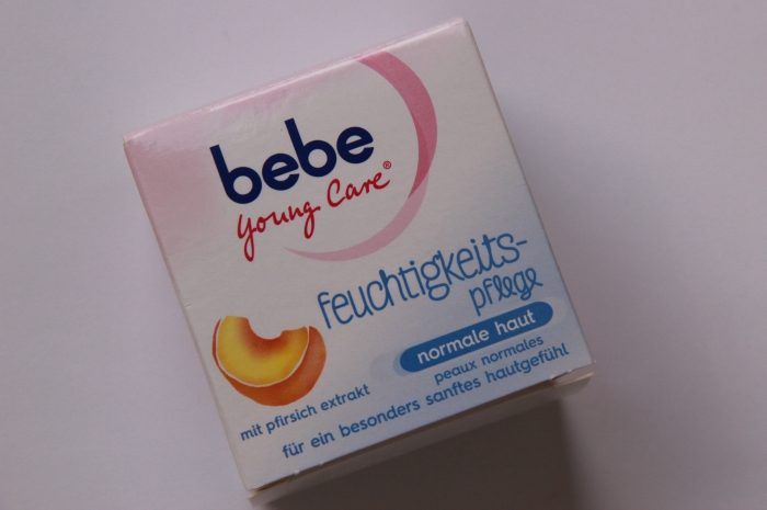 Bebe Young Care Peach Moisturizing Cream Packaging