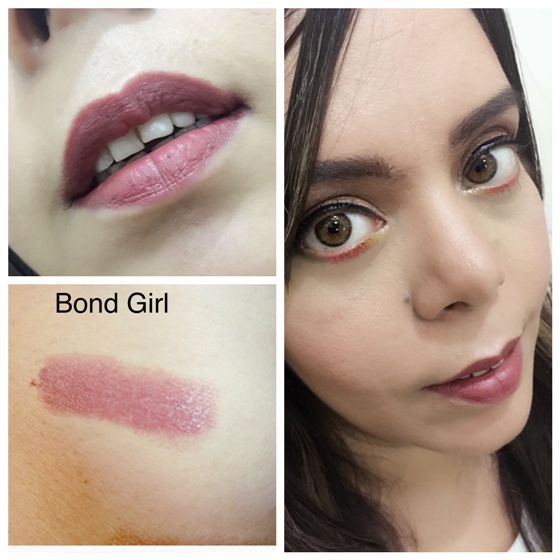 Charlotte Tilbury Matte Revolution Bond Girl Lipstick swatch on hands
