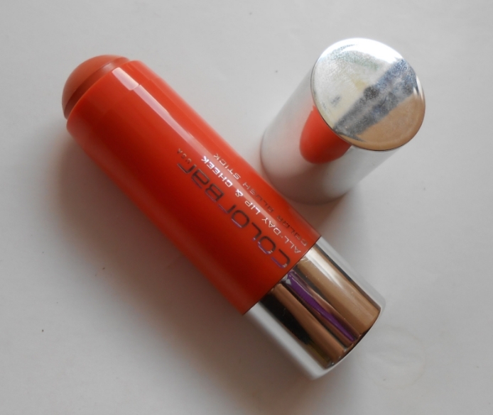 Colorbar Orange Amber All-Day Lip and Cheek Color Blush Stick full tube
