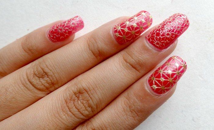 Colorbar Pro Art Effects 004 Floral Delicacy And 005 Tie The Knot Nail Appliqués NOTD2