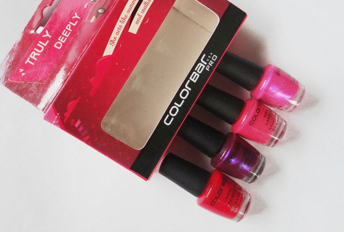 Colorbar Truly Madly Deeply Nail Lacquer Kit