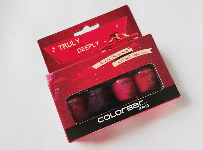 Colorbar Truly Madly Deeply Nail Lacquer Pro Kit