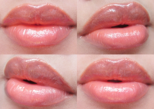 Coloressence Pumpkin Peach Liplicious Gloss Lip Swatch