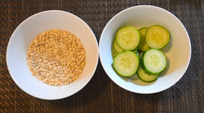 Cucumber and Oats Soothing Face Pack Ingredients