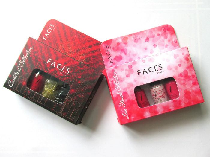 Faces Love Struck Collection & Cocktail Collection Nail Lacquer Kits