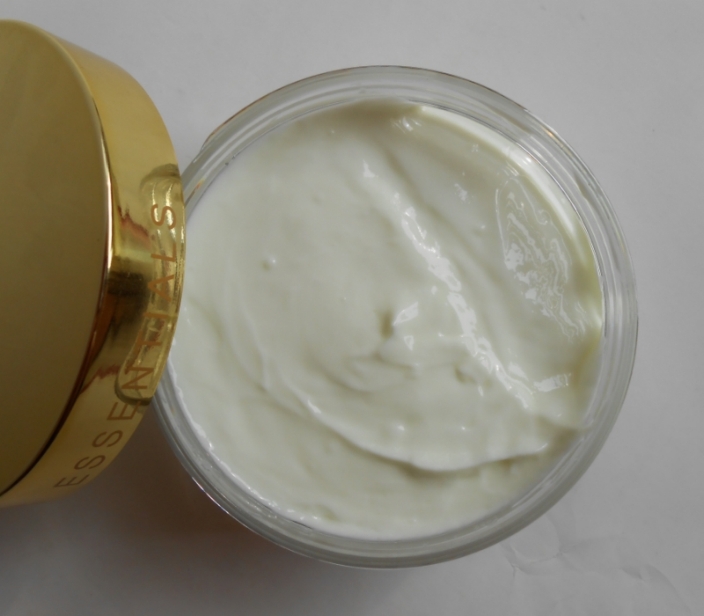 Forest Essentials Vitamin E Velvet Silk Body Cream tub open