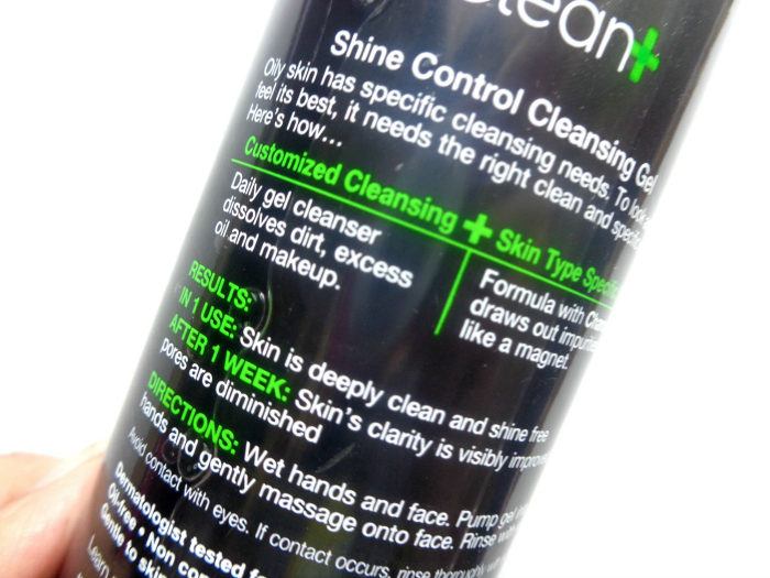 Garnier Skinactive Clean+ Shine Control Cleansing Gel details