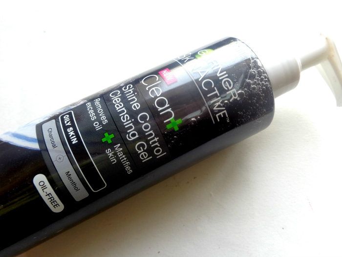Garnier Skinactive Clean+ Shine Control Cleansing Gel packaging