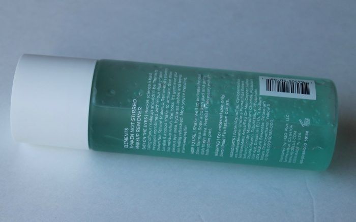 H2O+ Elements Shaken Not Stirred Makeup Remover Bottle