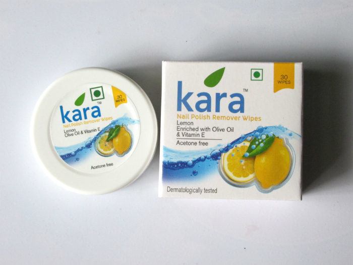 Kara Nail Polish Remover Wipes Lemon Review