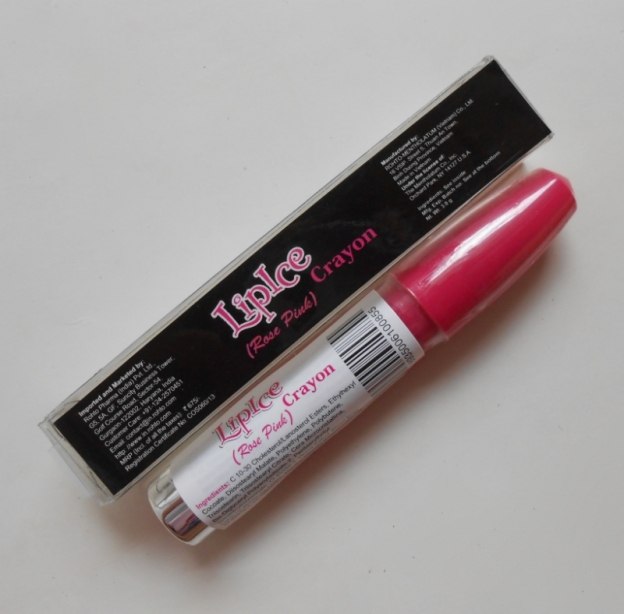 Lipice Rose Pink Lip Crayon packaging