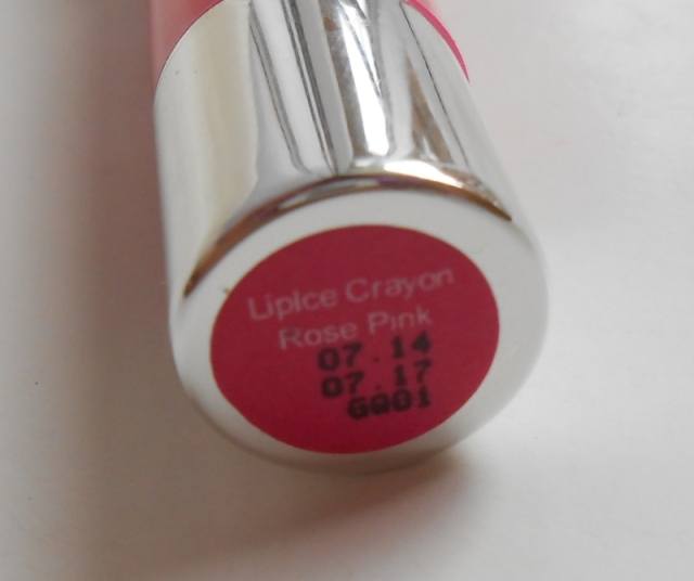 Lipice Rose Pink Lip Crayon shade name