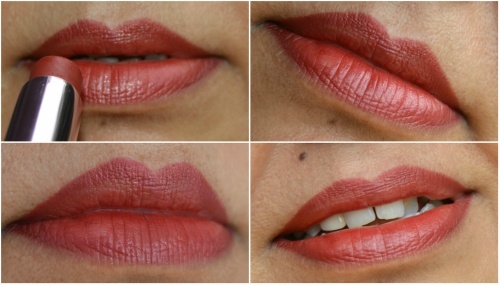 Lotus Makeup Midnight Maroon Ecostay Long Lasting Lip Colour LiP Swatch