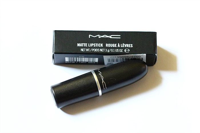 Mac D For Danger Matte Lipstick packaging