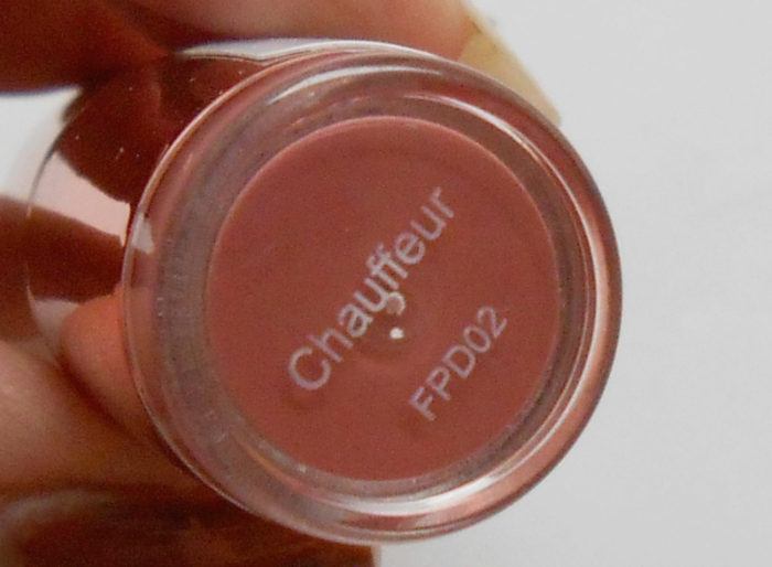 Makeup Revolution Chauffeur Rose Gold Lipstick name