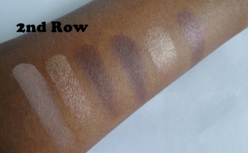 Makeup Revolution Death by Chocolate Palette Row 2