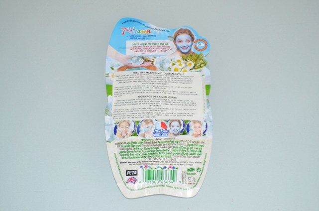 Montagne Jeunesse 7th Heaven Dead Sea Peel Off Masque packaging