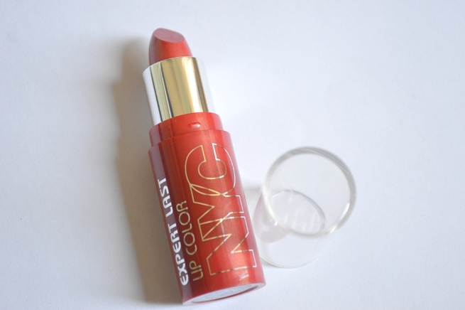 NYC Red Flame Expert Last Lip Color top