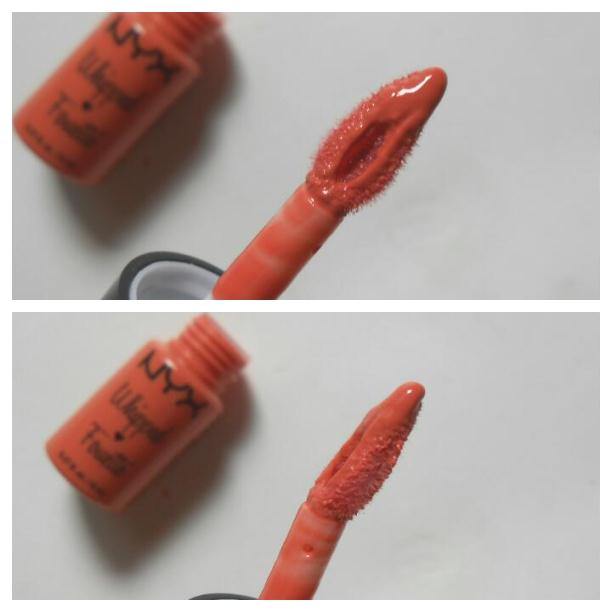 NYX Coral-Sicle Whipped Lip and Cheek Souffle applicator