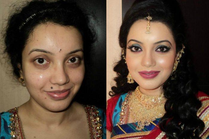 Nanda Majumder Party Makeup Makeover