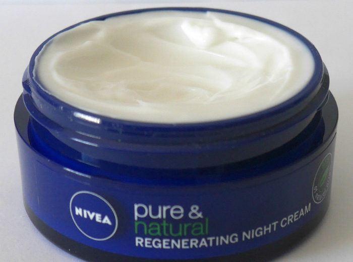 Nivea Pure & Natural Regenerating Night Cream product