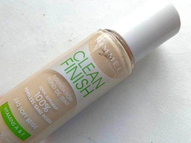 Rimmel Clean Finish Foundation packaging
