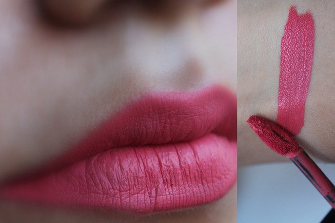 Smashbox Baja Bound Always On Liquid Lipstick lip swatch collage