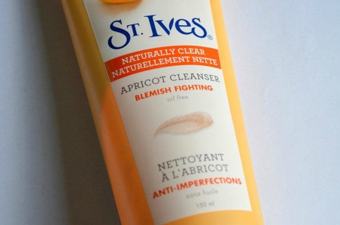 St. Ives Naturally Clear Apricot Cleanser name