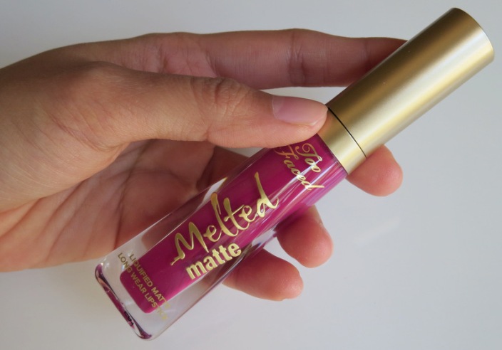 Too Faced Bend and Snap Melted Matte Liquefied Matte Long Wear Lipstick packaging