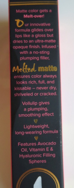 Too Faced Feelin Myself Melted Matte Liquefied Matte Long Wear Lipstick product description