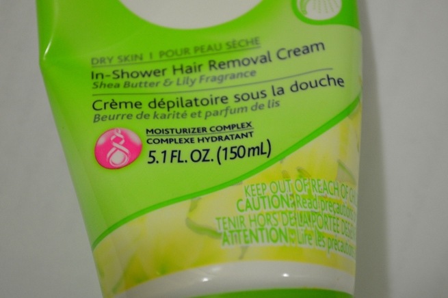 Veet In-Shower Hair Removal Cream packaging