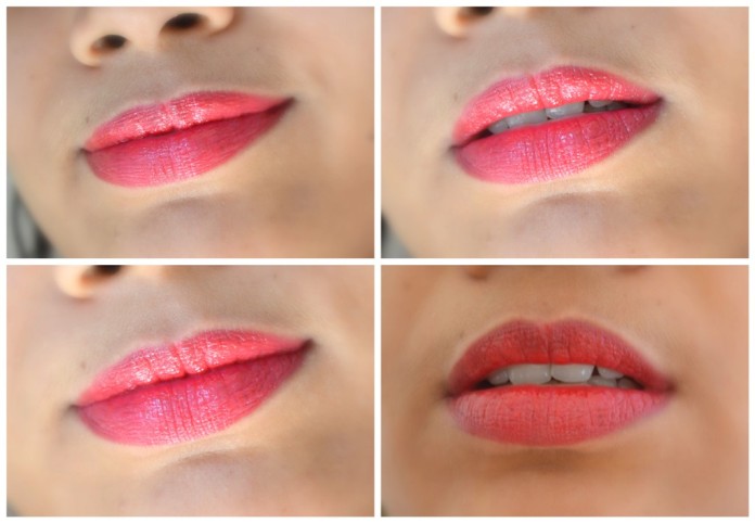 Wet n Wild Hot Red Silk Finish Lipstick lip swatches