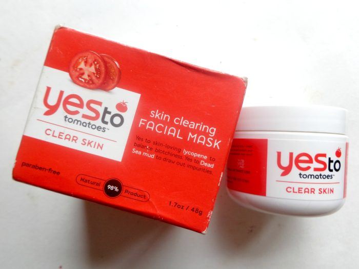 Yes To Tomatoes Skin Clearing Facial Mask