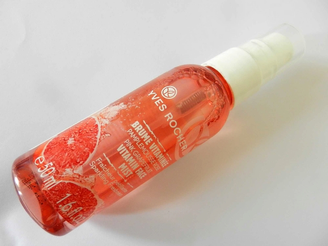 Yves Rocher Pink Grapefruit Vitamin Face Mist packaging