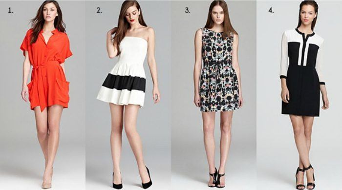dress and skirt Rectangle Body Shape