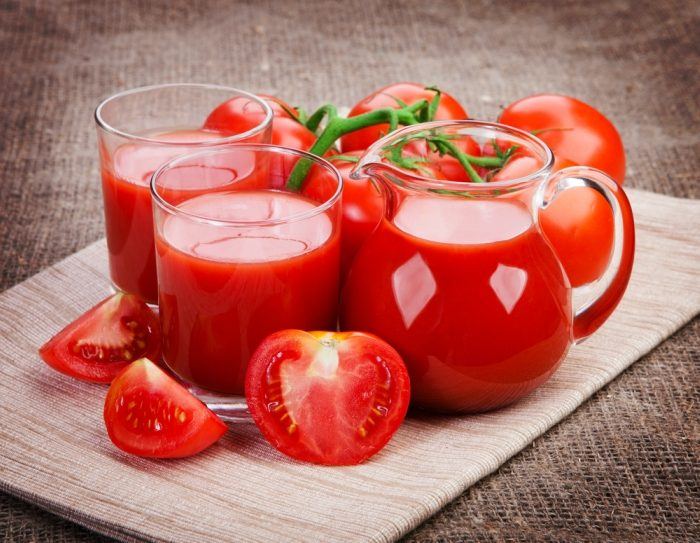 tomato juice for beauty
