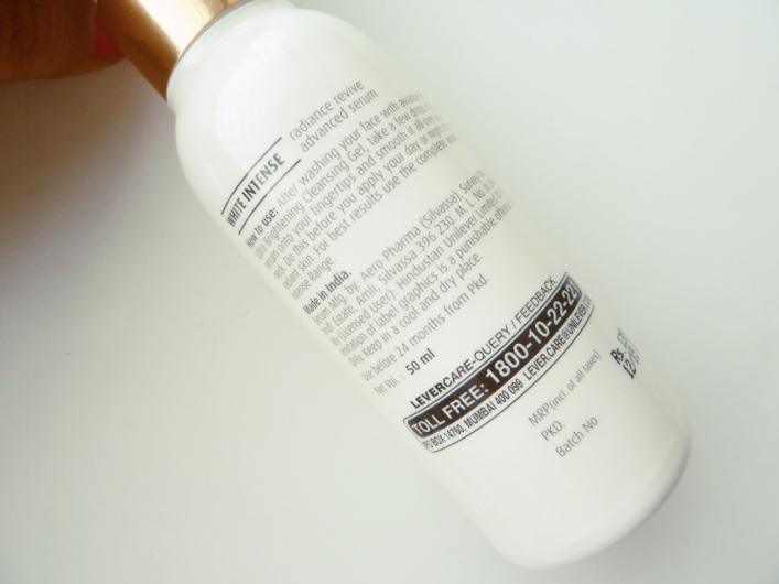 Aviance White Intense Radiance Revive Advanced Serum bottle packaging