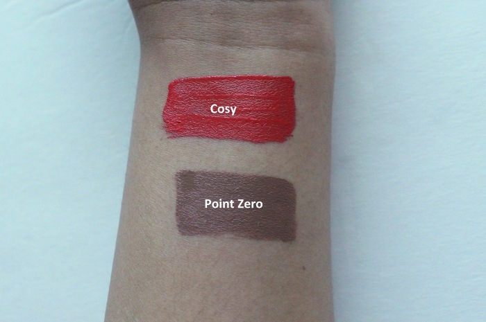 ColourPop Point Zero Ultra Satin Lip swatches