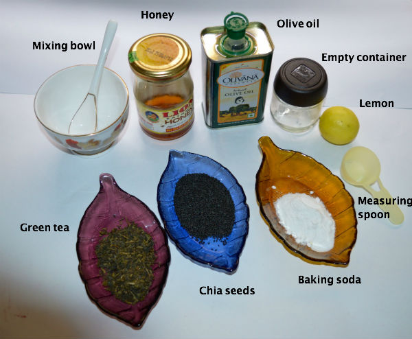 DIY 6 Ingredients Chia Seed Facial Scrub 1