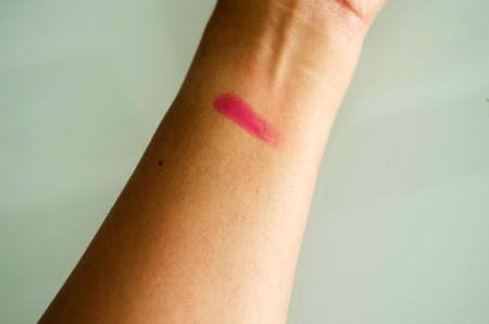 Essence Color and Care Rock Your Lips Lipstick hand swatch