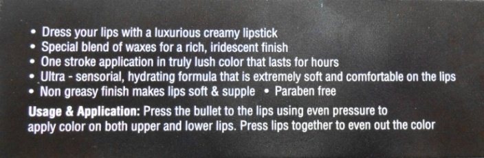 Faces-Ultime-Pro-Crème-Envy Lip-Crayon-product-description