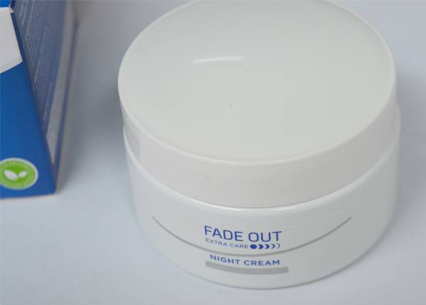 Fade Out Whitening Night Cream closed tub