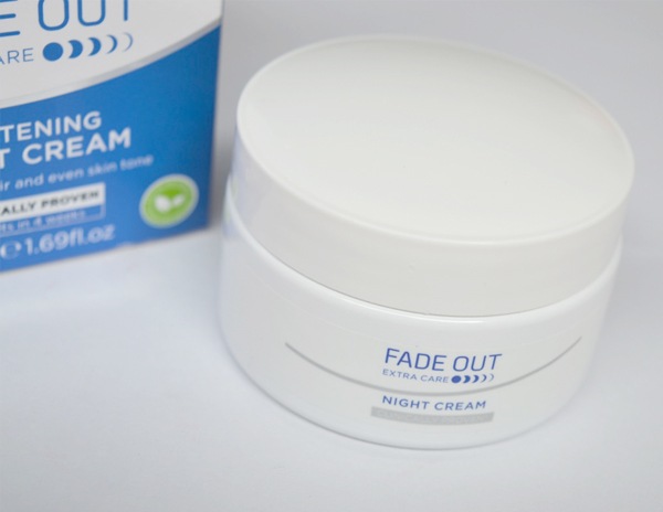 Fade Out Whitening Night Cream tub