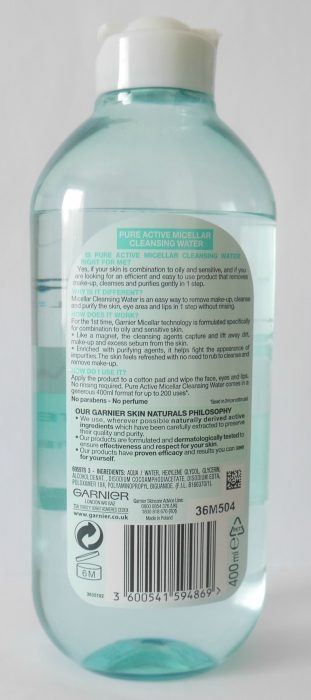 Garnier Pure Active Micellar Water All-in-One