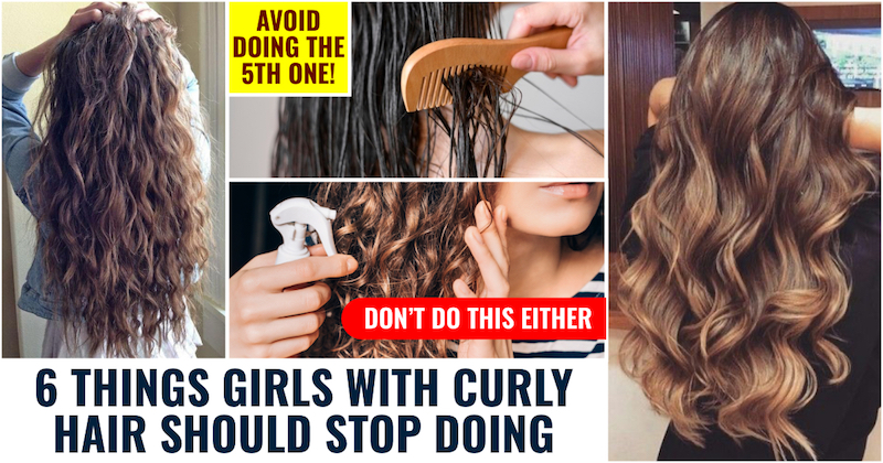 Girls with Curly Hair Should Stop Doing