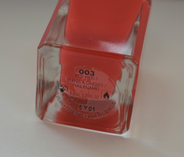Guerlain La Petite Robe Noire 003 Red Heels Nail Lacquer shade name