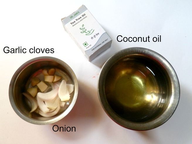 Homemade hair oil ingredients